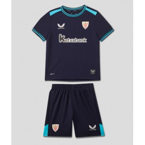 Athletic Bilbao Gostujuci Dres za Dječji 2025-26 Kratak Rukavima (+ kratke hlače)